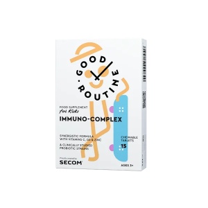 Immuno-Complex Kids Good Routine, 15 tablete masticabile, Secom