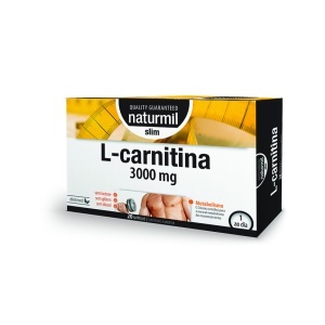 L-CARNITINE SLIM 3000 mg, 20 fiole buvabile x 15 ml, Naturmil
