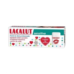 Lacalut Sensitive Pasta Dinti X 75ml+Ata Dentara