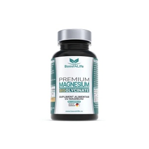 Magneziu bisglicinat Premium, 60 capsule, Boost4Life