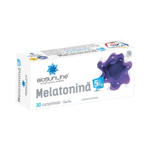 Melatonina 5 mg ,30 comprimate , BioSunLine
