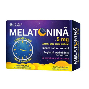 Melatonina eliberare rapida, 5 mg, 30 tablete sublinguale, Cosmo Pharm