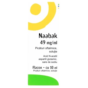 Naabak, 49 mg/ ml picături oftalmice soluţie, 10 ml, Thea