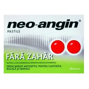 Neo-Angin, 24 pastile, Divapharma