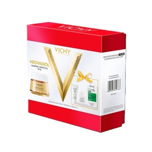 Pachet Crema de zi Novadiol Magistral, 50 ml + Crema de noapte Neovadiol Magistral, 15 ml + Fluid cu SPF 50+ Capital Soleil, 3 ml + Sampon anti-matreata Dercos, 6 ml, Vichy
