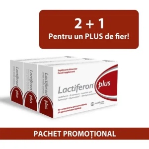 Pachet Lactiferon Plus, 2 + 1 bucati, Meditrina Pharmaceuticals