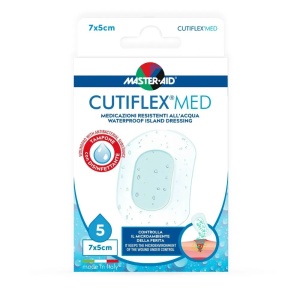 Pansament Cutiflex Med Master-Aid, 7 x 5 cm, 5 bucati, Pietrasanta Pharma