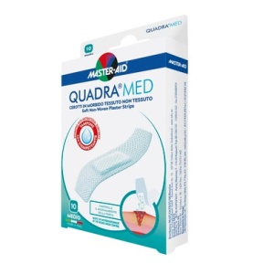 Plasturi pentru piele sensibila Quadra Med Master-Aid, 10 bucati, Pietrasanta Pharma