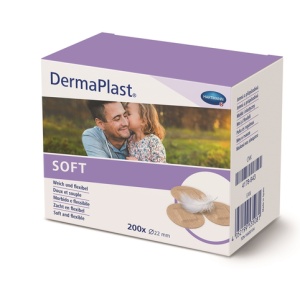 Plasturi rotunzi DermaPlast Soft Injection (535382), 200 bucati, Hartmann