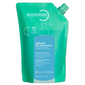 Rezerva eco gel spumant purifiant Sebium, 400 ml, Bioderma