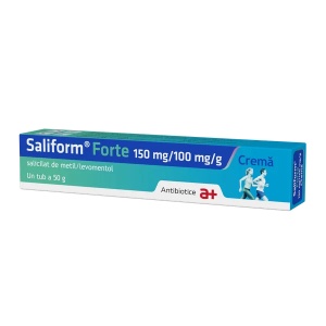 Saliform Forte crema, 150 mg/100mg/g, 50 g, Antibiotice Iasi