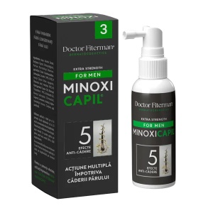 Spray impotriva caderii parului pentru barbati Minoxicapil Men, 60ml, Doctor Fiterman