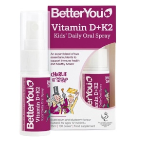 Spray oral cu vitamina D3 si K2 pentru copii, 15 ml, BetterYou