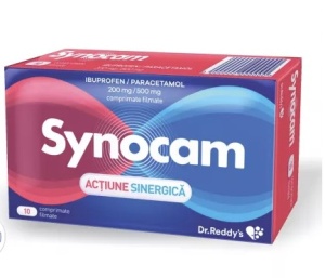Synocam, 200 mg/500 mg, 10 comprimate filmate, Dr. Reddys