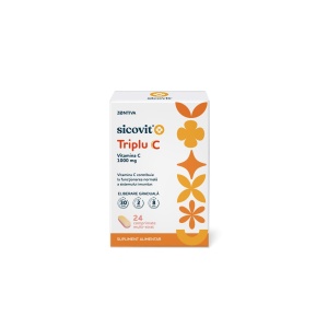 Triplu C Sicovit, 24 comprimate multi-strat, Zentiva