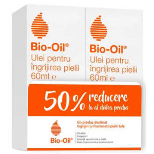 Ulei pentru ingrijirea pielii, 60 ml+ 1 cutie cu 50% reducere Bio Oil