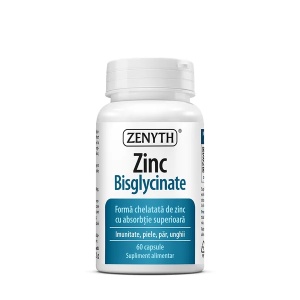 Zinc Bisglycinate, 60cps, Zenyth