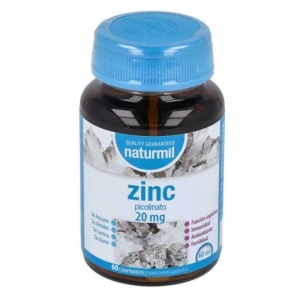 Zinc picolinat, 20 mg, 60 tablete, Naturmil