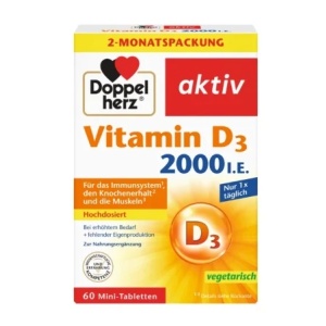 Aktiv Vitamina D3 2000ui, 60 comprimate, Doppelherz