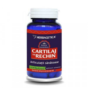 Cartilaj de Rechin, 60 capsule, Herbagetica
