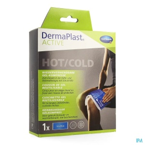 DermaPlast Active Hot/Cold, compresa cu gel reutilizabila (5223530), 12 x 29 cm, 1 bucata, Hartmann