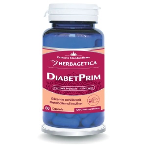 Diabetprim, 60 capsule, Herbagetica
