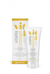 Gel de spalare pentru ten gras si acneic Vitella Ictogel, 50 ml, Benemedo