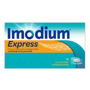 Imodium Express 2 mg, 6 comprimate orodispersabile, Mcneil