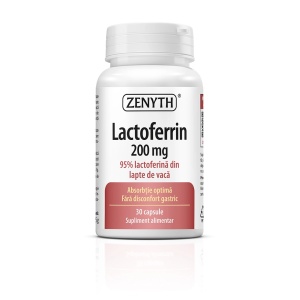 Lactoferina, 200 mg, 30 capsule, Zenyth