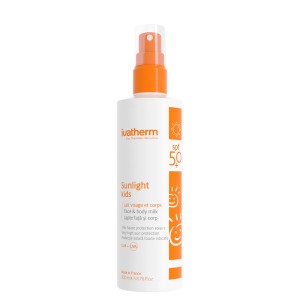 Lapte pentru copii cu protectie solara SPF 50+ Sunlight, 200 ml, Ivatherm