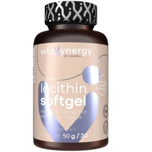 Lecithin softgel, 30 capsule moi, Vitaxynergy
