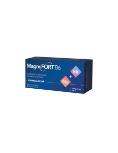 Magnefort B6, 30 comprimate filmate, Biofarm