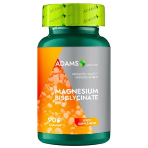 Magnesium Bisglycinate 800mg, 90 capsule, Adams