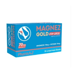 Magnez Gold Stop Carcel, 50 comprimate, PharmA-Z