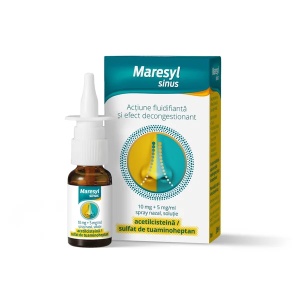Maresyl Sinus 10 mg + 5 mg/ml spray nazal solutie, 10ml, Dr. Reddys