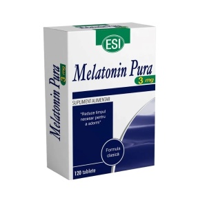 Melatonina pura, 3 mg, 120 comprimate, EsiSpa