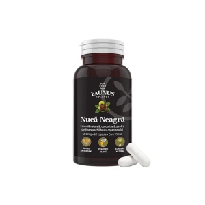 Nuca Neagra, 400 mg, 60 capsule, Faunus Plant
