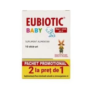 Pachet Eubiotic Baby Stick, 10 stickuri + 10 stickuri, Labormed