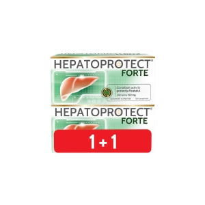 Pachet Hepatoprotect Forte, 2 x 50 comprimate, Biofarm
