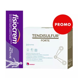 Pachet promo Fisiocrem Cream Active, 60ml + Tendisulfur Forte, 14 plicuri, Laborest