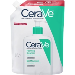 Rezerva Gel de curatare spumant pentru piele normal-grasa, 473 ml, CeraVe