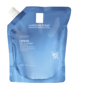 Rezerva Gel de dus calmant si protector pentru piele sensibila Lipikar, 400 ml, La Roche-Posay