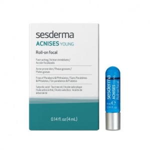 Roll-on focal pentru ten predispus la acnee Acnises Young, 4ml, Sesderma