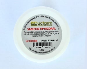 Sampon tratament cu Ketoconazol 2%, 100g, Ducfarm