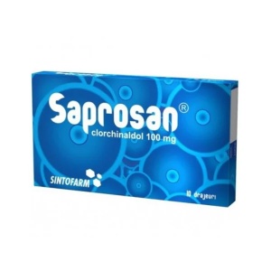 Saprosan, 100 mg, 10 drajeuri, Sintofarm