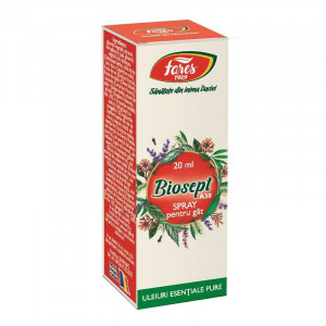 Spray pentru gat A30 Biosept, 20 ml, Fares