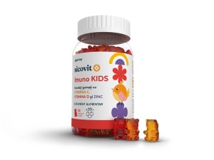 Ursuleti gumati cu Vitamina C, Vitamina D si zinc Imuno Kids Sicovit, 50 ursuleti, Zentiva