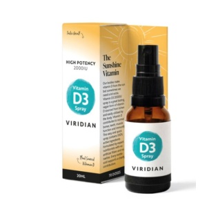 Vitamina D3 2000ui High Potency Spray, 20ml, Viridian