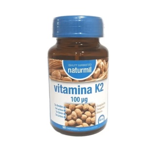 Vitamina K2 100 mcg 60 comprimate 0.67 g, Naturmil