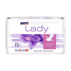 Absorbante zilnice Lady, Super, 15 bucati, Seni